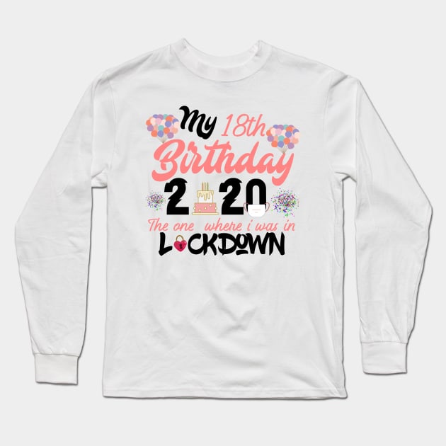 18th birthday 2020 Long Sleeve T-Shirt by Design stars 5